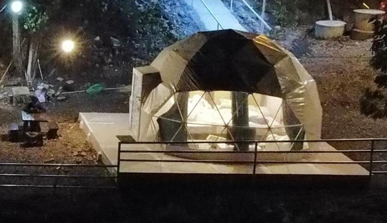 Gunung Medan Glamping & Cafe Hotel Kangar Kültér fotó
